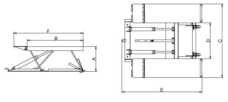 AMGO LR10 Low Rise Lift