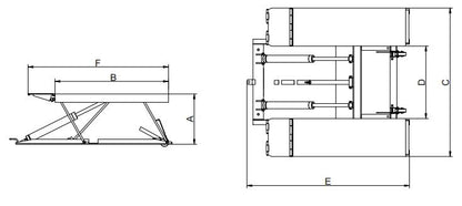 AMGO LR10 Low Rise Lift