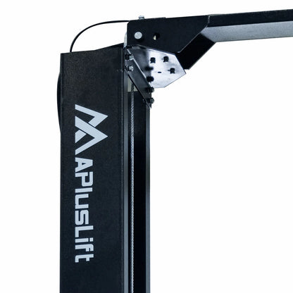 APlusLift 12,000LB 2-Post Overhead Single Release Direct Drive Car Lift with 3 Year Warranty - AP-12SR