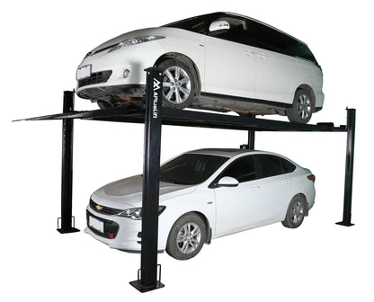 APlusLift 8000LB 4-Post Portable Parking Storage Service Car Lift - HW-8S